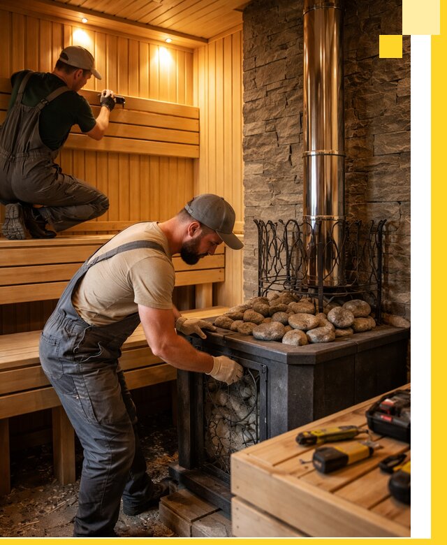 Комплексный дизайн бань, саун и зон отдыха в Зеленокумске