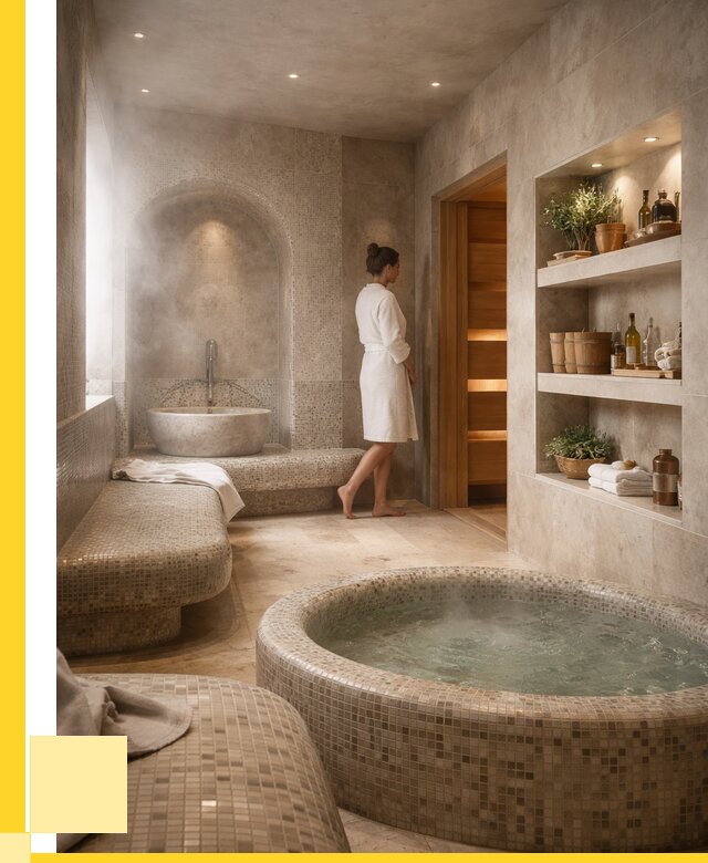 Строительство бани с хамамом в Зеленокумске от 763650 р. | ЭриданЗлм