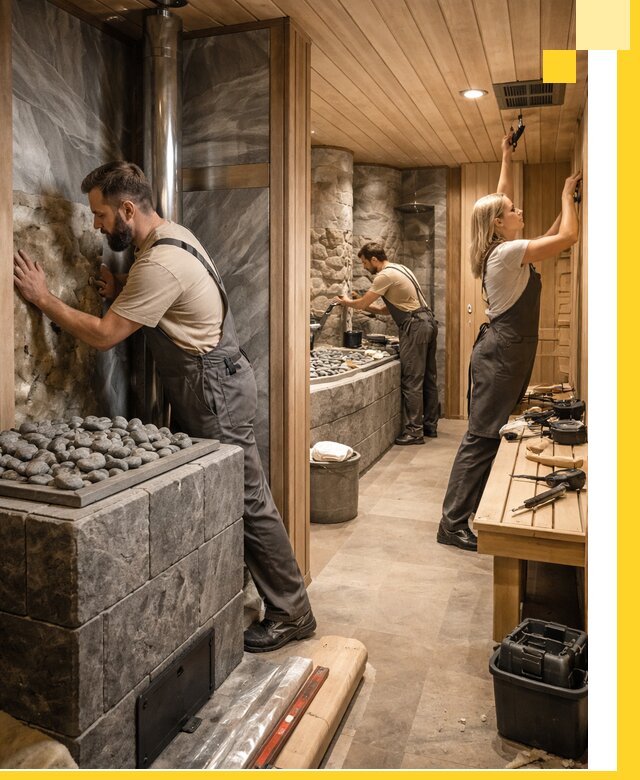 Строительство бань и SPA процедур в Зеленокумске под ключ и отделкой