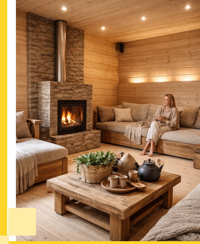 Проект бани с комнатой отдыха в Зеленокумске от 35637 р. | ЭриданЗлм