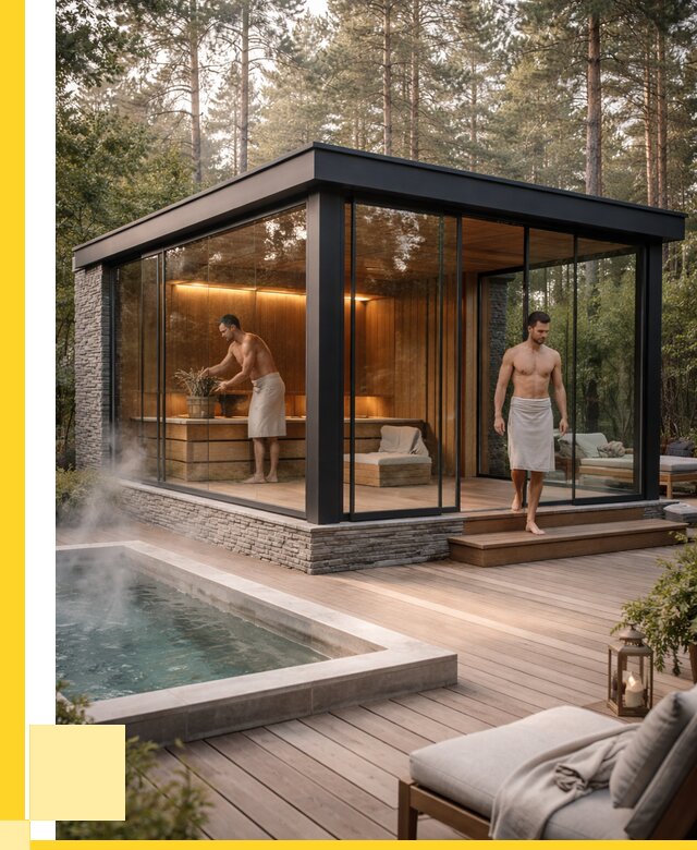 Стеклянные бани и двери в Зеленокумске от 458190 р. | ЭриданЗлм