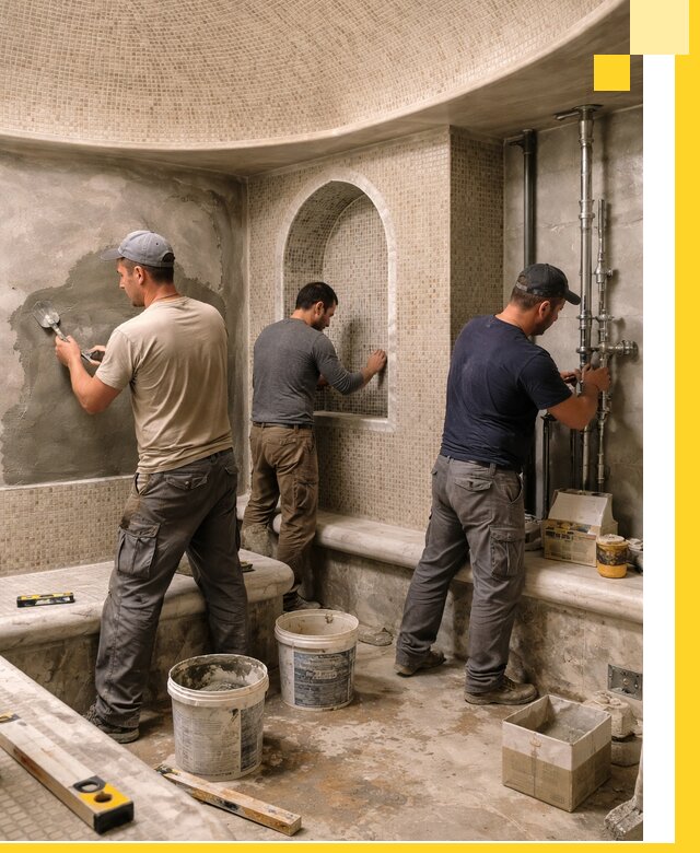 Профессиональный монтаж хамамов под ключ в Зеленокумске с гарантией