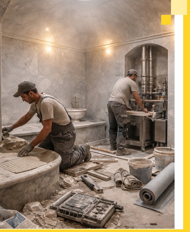 Строительство турецких бань хаммам под ключ в Зеленокумске