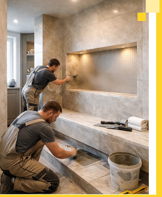 Профессиональное строительство хамама в квартире в Зеленокумске