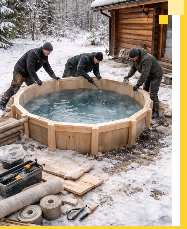 Изготовление и установка ледяных купелей под ключ в Зеленокумске