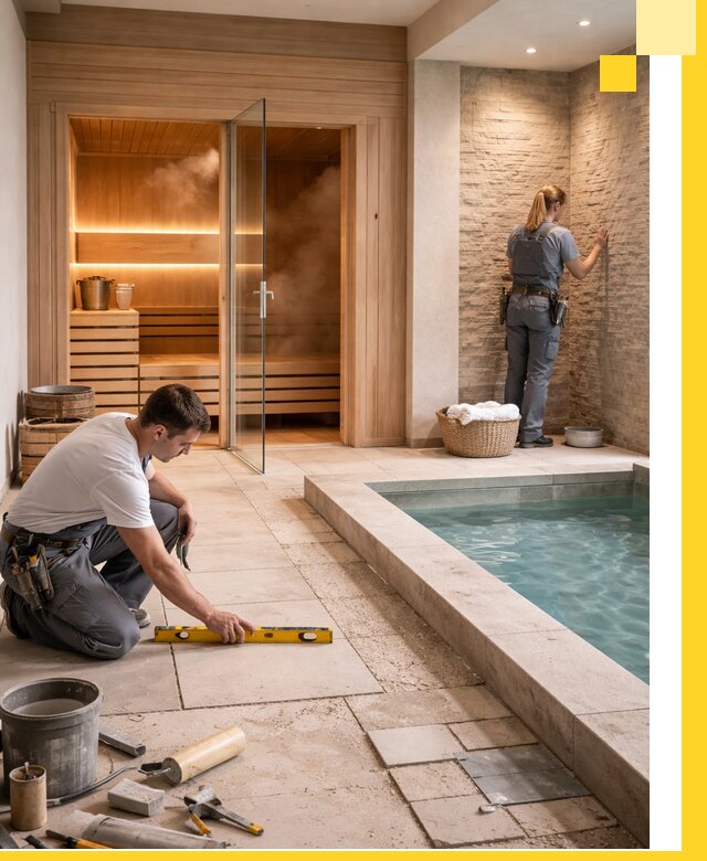 Комплексный дизайн и отделка интерьеров SPA под ключ в Зеленокумске